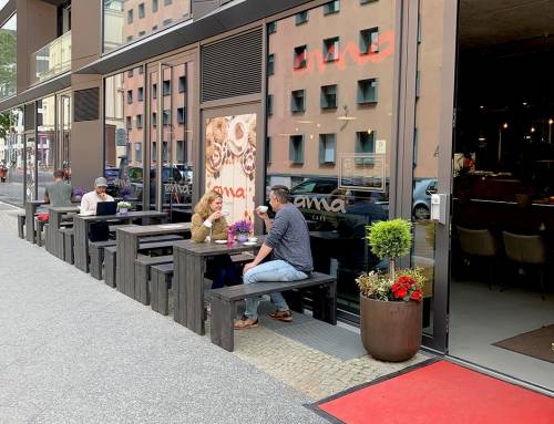 Der Sommer ist da im ama  Café Berlin Mitte